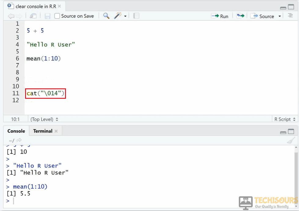 how-to-clear-console-in-r-and-rstudio-techisours