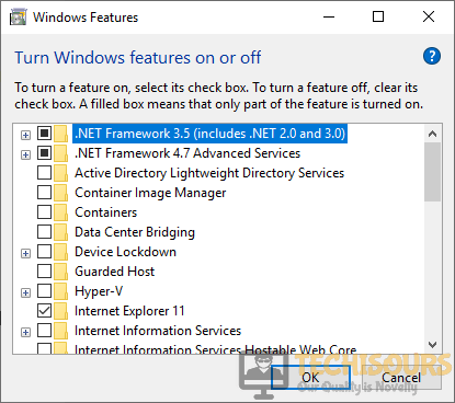 Select the framework for resolving Windows Update Error 80080005 issue