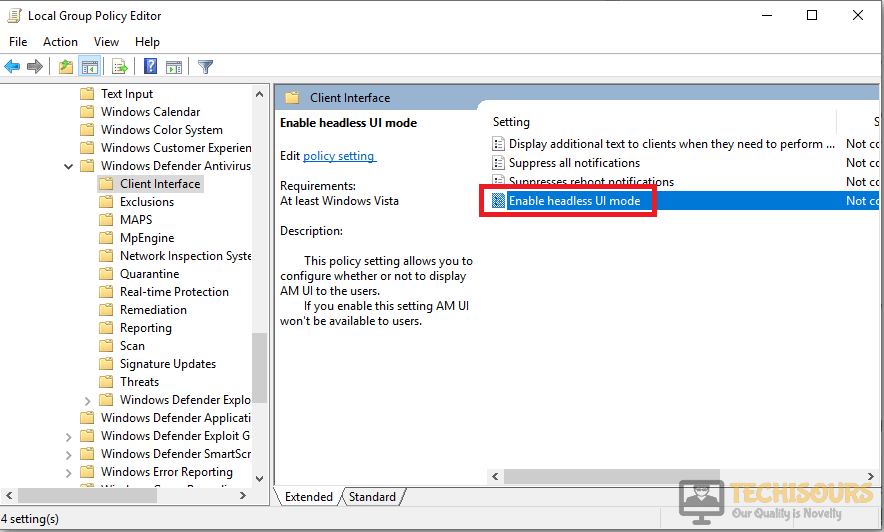 In settings enable UI mode to resolve "Your IT administrator has limited access" issue