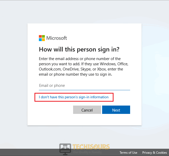 Add user without microsoft account so that "sysprep was not able to validate your windows installation" issue could be resolved