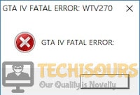 Fatal  Error WTV270 on GTA IV