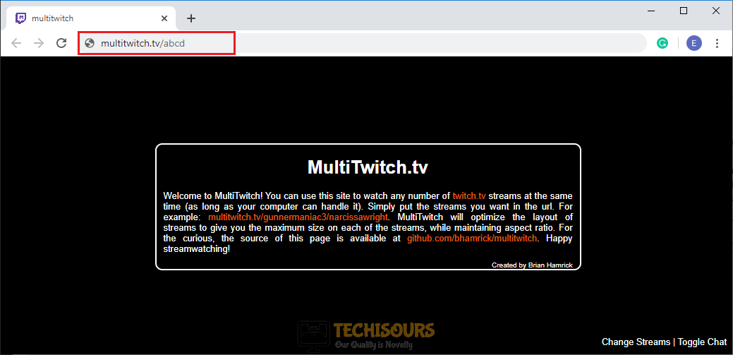 Using Multitwitch to get around the Black Screen issue on Twitch