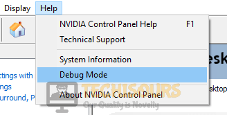 Enter into debug mode