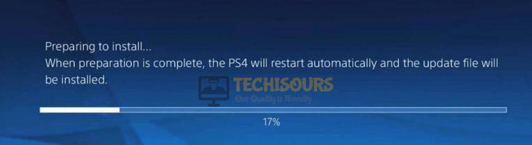 Re-install PS4 system software from the settings