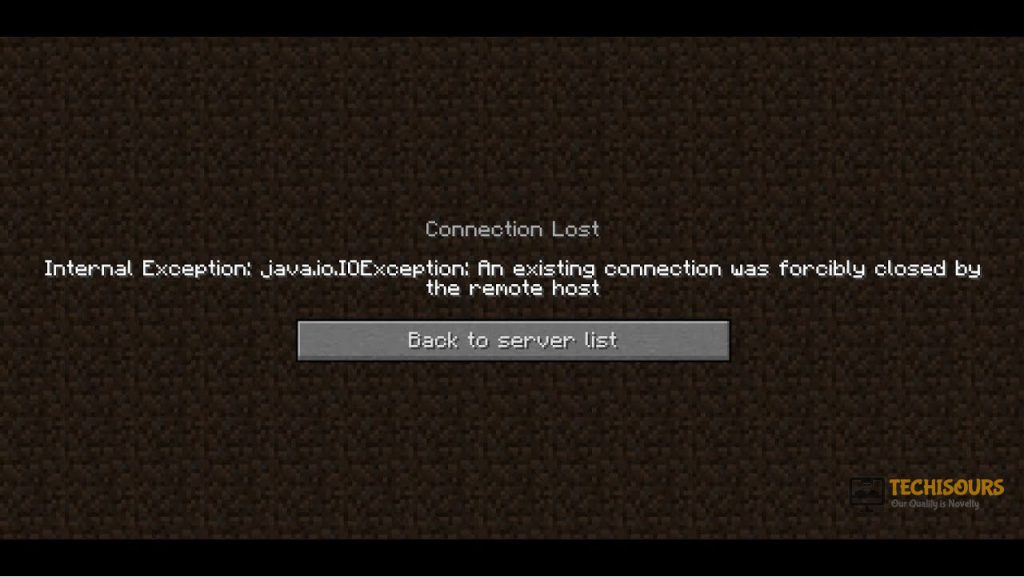 cant connect to minecraft server over internet
