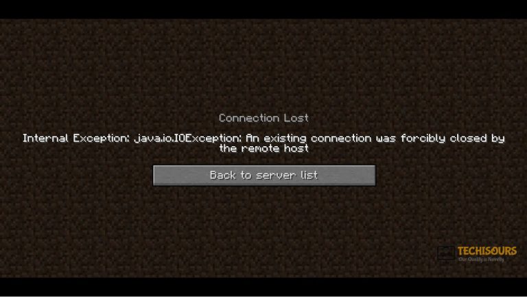 Internal server error как исправить minecraft