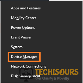 Open Device Manager to fix stereo mix not working issue