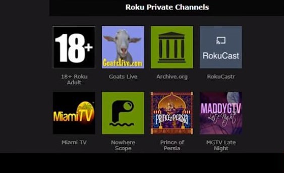 how to add roku private channels