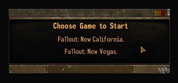 fallout new vegas black screen after loading