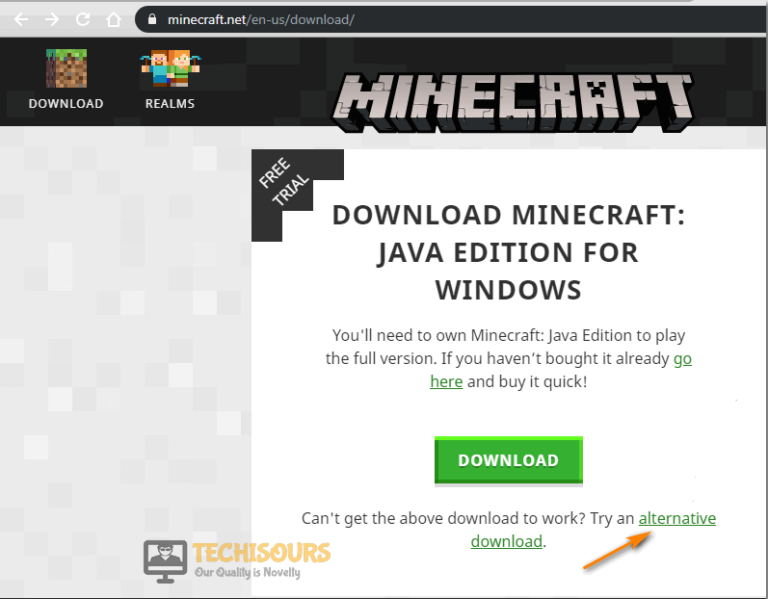 unable to download native minecraft launcher