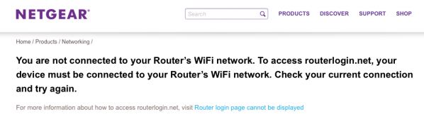 Routerlogin.net not working