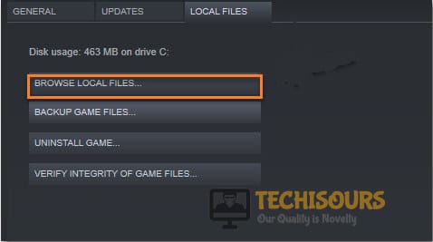 Browse Local Files to fix rust keeps crashing issue