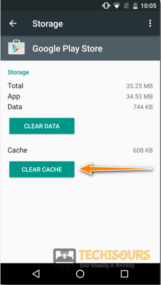 Clear Play Store Cache 