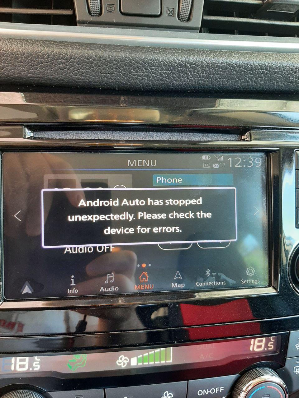 Android auto keeps disconnecting