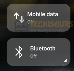 Selecting Bluetooth